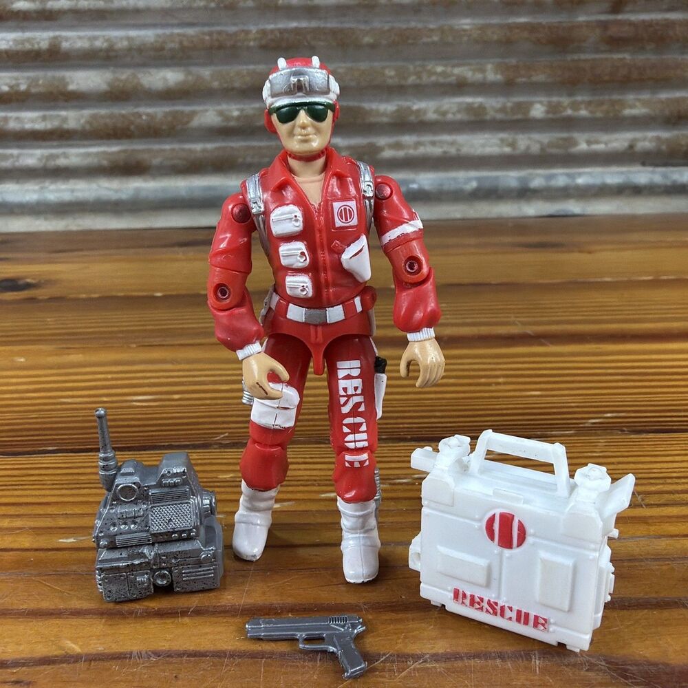 GI JOE Vintage Action Figure Kellogg’s Mail Away LIFELINE Complete 1988 NICE!!